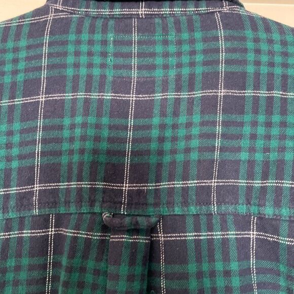 Cotton On Vintage Re-Mastered Mens Shirt Size M Plaid Flannel Long Sleeve Green - Picture 7 of 12